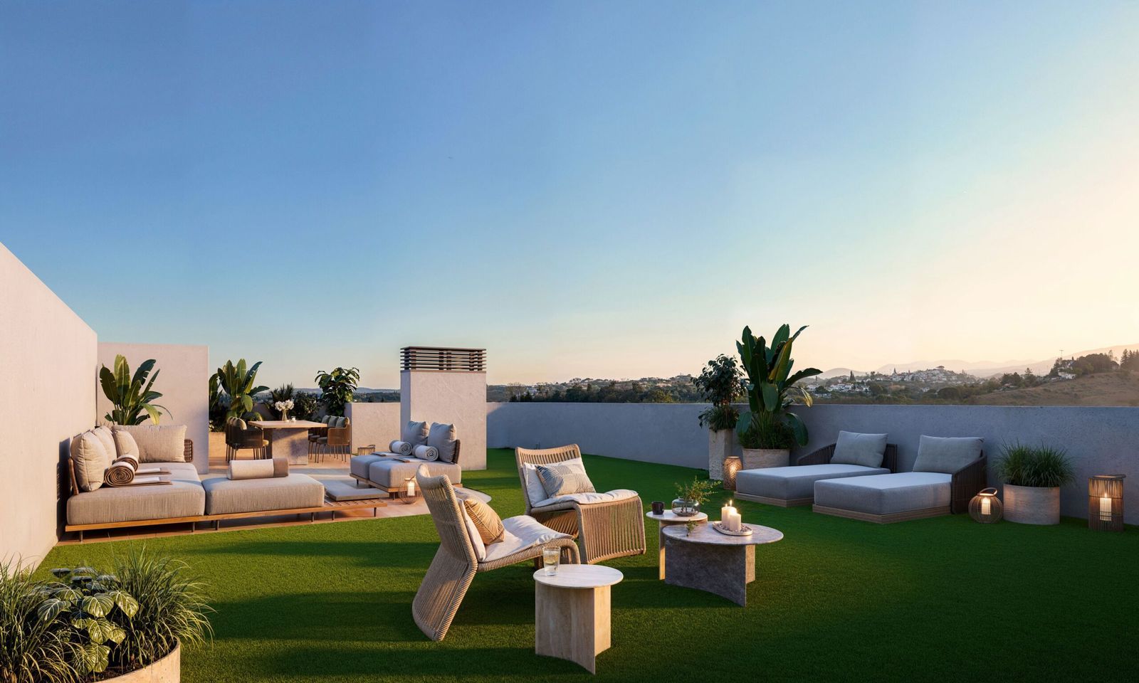 02 rooftop patio with views and lounge seating